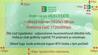 Videotext inzercia - ochranné plochy