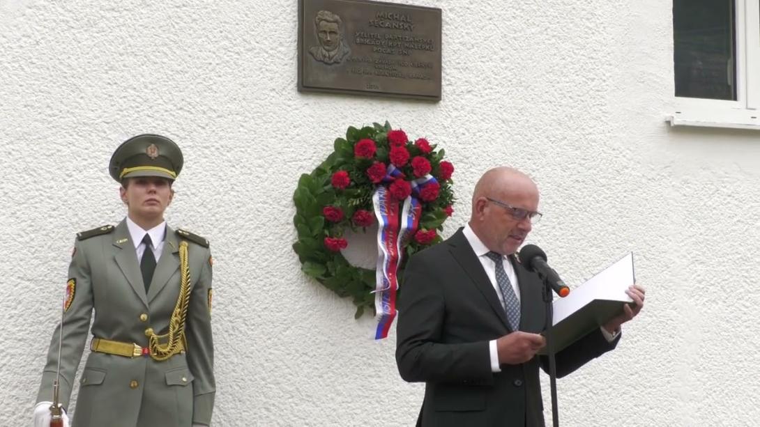Embedded thumbnail for Michal Sečanský povýšený na plukovníka In memoriam